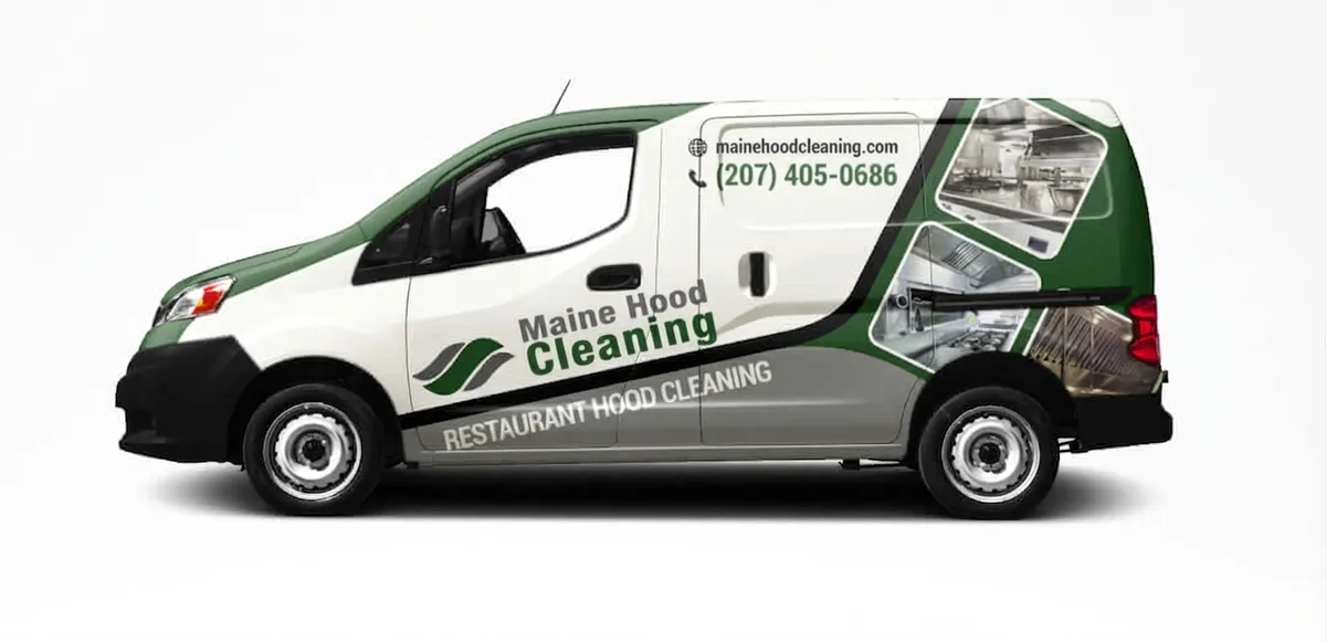 Maine Hood Cleaning work van